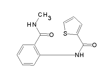 N-{2-[(methylamino)carbonyl]phenyl}-2-thiophenecarboxamide