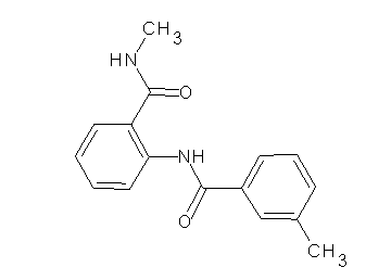 N-methyl-2-[(3-methylbenzoyl)amino]benzamide