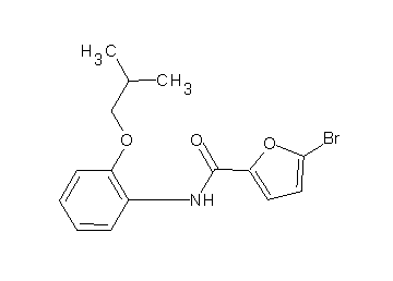 5-bromo-N-(2-isobutoxyphenyl)-2-furamide