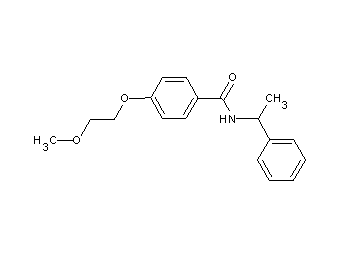 4-(2-methoxyethoxy)-N-(1-phenylethyl)benzamide