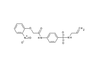N-{4-[(allylamino)sulfonyl]phenyl}-2-(2-nitrophenoxy)acetamide