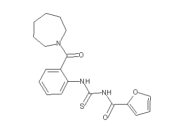 N-({[2-(1-azepanylcarbonyl)phenyl]amino}carbonothioyl)-2-furamide