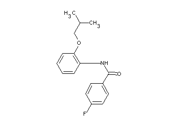 4-fluoro-N-(2-isobutoxyphenyl)benzamide