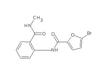5-bromo-N-{2-[(methylamino)carbonyl]phenyl}-2-furamide