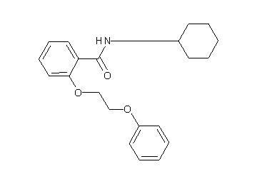 N-cyclohexyl-2-(2-phenoxyethoxy)benzamide