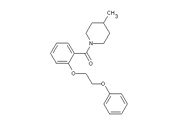 4-methyl-1-[2-(2-phenoxyethoxy)benzoyl]piperidine
