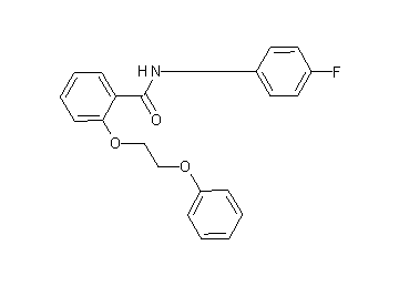 N-(4-fluorophenyl)-2-(2-phenoxyethoxy)benzamide