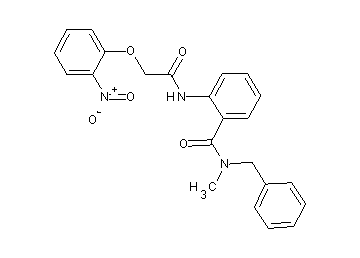 N-benzyl-N-methyl-2-{[(2-nitrophenoxy)acetyl]amino}benzamide