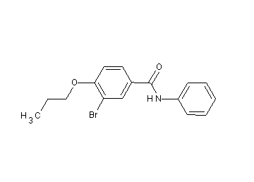 3-bromo-N-phenyl-4-propoxybenzamide