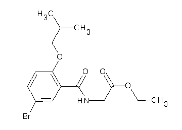 ethyl N-(5-bromo-2-isobutoxybenzoyl)glycinate