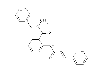 N-benzyl-2-(cinnamoylamino)-N-methylbenzamide
