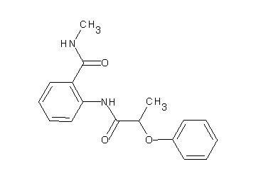 N-methyl-2-[(2-phenoxypropanoyl)amino]benzamide