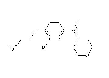 4-(3-bromo-4-propoxybenzoyl)morpholine