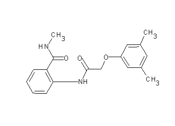 2-{[(3,5-dimethylphenoxy)acetyl]amino}-N-methylbenzamide