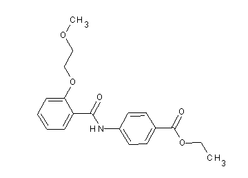 ethyl 4-{[2-(2-methoxyethoxy)benzoyl]amino}benzoate