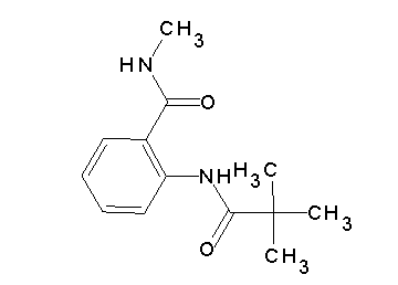 2-[(2,2-dimethylpropanoyl)amino]-N-methylbenzamide
