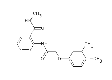 2-{[(3,4-dimethylphenoxy)acetyl]amino}-N-methylbenzamide