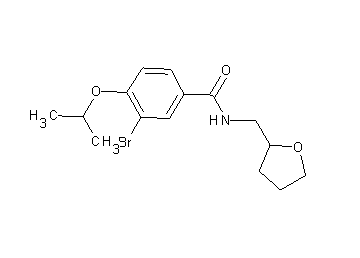 3-bromo-4-isopropoxy-N-(tetrahydro-2-furanylmethyl)benzamide