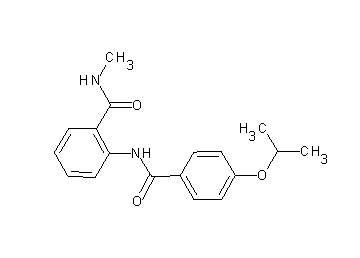2-[(4-isopropoxybenzoyl)amino]-N-methylbenzamide