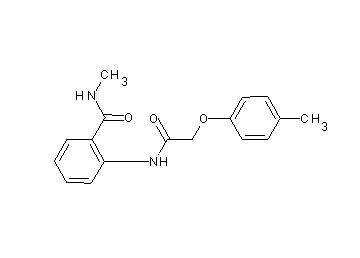 N-methyl-2-{[(4-methylphenoxy)acetyl]amino}benzamide