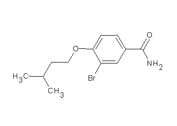 3-bromo-4-(3-methylbutoxy)benzamide