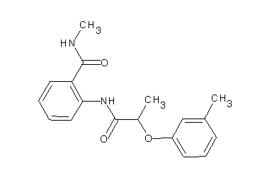 N-methyl-2-{[2-(3-methylphenoxy)propanoyl]amino}benzamide