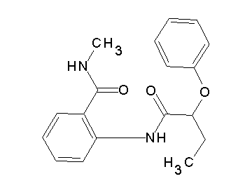 N-methyl-2-[(2-phenoxybutanoyl)amino]benzamide