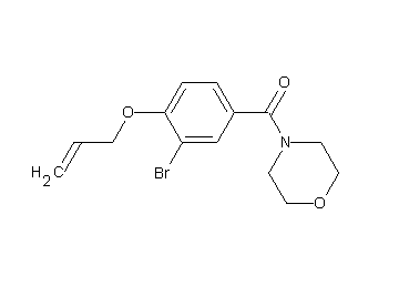 4-[4-(allyloxy)-3-bromobenzoyl]morpholine