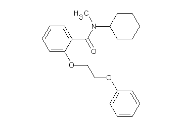 N-cyclohexyl-N-methyl-2-(2-phenoxyethoxy)benzamide