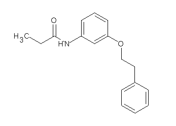N-[3-(2-phenylethoxy)phenyl]propanamide