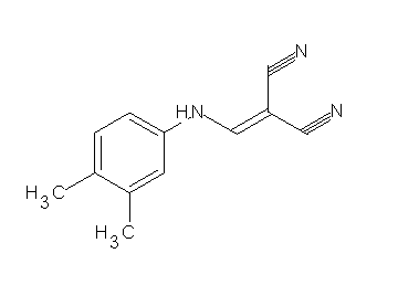 {[(3,4-dimethylphenyl)amino]methylene}malononitrile