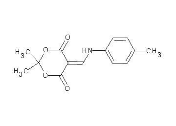 2,2-dimethyl-5-{[(4-methylphenyl)amino]methylene}-1,3-dioxane-4,6-dione