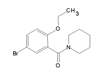 1-(5-bromo-2-ethoxybenzoyl)piperidine