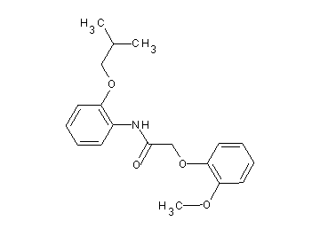 N-(2-isobutoxyphenyl)-2-(2-methoxyphenoxy)acetamide