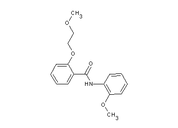 2-(2-methoxyethoxy)-N-(2-methoxyphenyl)benzamide