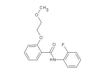 N-(2-fluorophenyl)-2-(2-methoxyethoxy)benzamide
