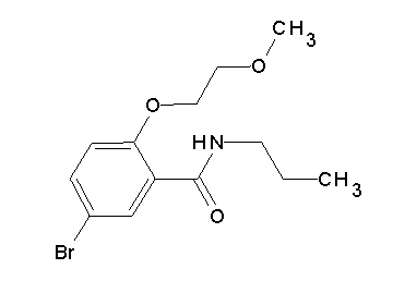 5-bromo-2-(2-methoxyethoxy)-N-propylbenzamide