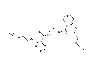 N,N'-1,2-ethanediylbis[2-(2-methoxyethoxy)benzamide]