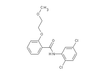 N-(2,5-dichlorophenyl)-2-(2-methoxyethoxy)benzamide