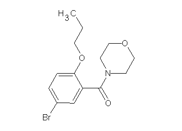 4-(5-bromo-2-propoxybenzoyl)morpholine