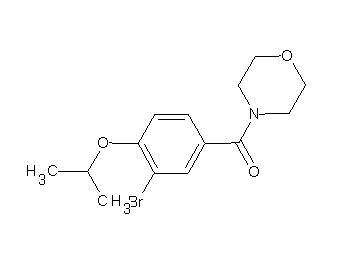 4-(3-bromo-4-isopropoxybenzoyl)morpholine