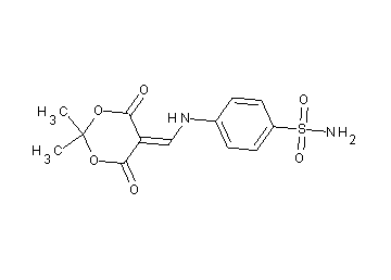 4-{[(2,2-dimethyl-4,6-dioxo-1,3-dioxan-5-ylidene)methyl]amino}benzenesulfonamide