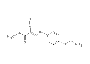 methyl 2-cyano-3-[(4-ethoxyphenyl)amino]acrylate