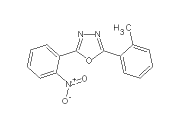 2-(2-methylphenyl)-5-(2-nitrophenyl)-1,3,4-oxadiazole