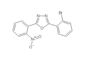 2-(2-bromophenyl)-5-(2-nitrophenyl)-1,3,4-oxadiazole