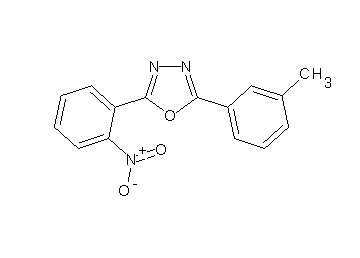 2-(3-methylphenyl)-5-(2-nitrophenyl)-1,3,4-oxadiazole