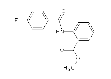 methyl 2-[(4-fluorobenzoyl)amino]benzoate