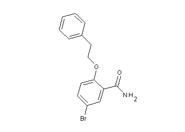 5-bromo-2-(2-phenylethoxy)benzamide