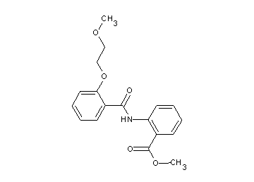 methyl 2-{[2-(2-methoxyethoxy)benzoyl]amino}benzoate