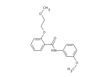 2-(2-methoxyethoxy)-N-(3-methoxyphenyl)benzamide
